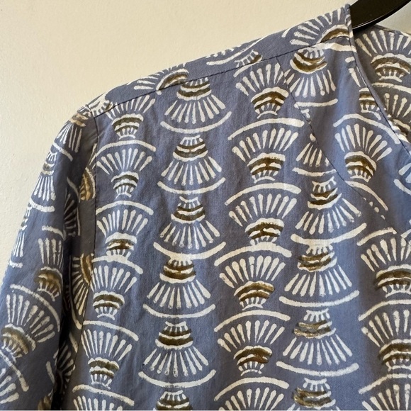 MIRTH-CAFTAN SeaShell Handmade Edition Textile Mini Dress (Size:Small) - Picture 12 of 16